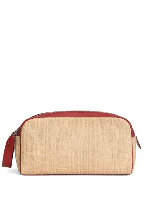 Essenza toiletry bag in raffia by DOLCE&GABBANA