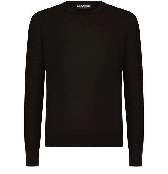 Extra-Fine Cashmere Crewneck Sweater by DOLCE&GABBANA