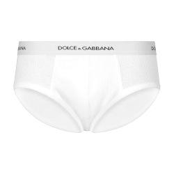 Fine-rib cotton brando briefs by DOLCE&GABBANA