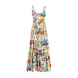 Floral-print corset long dress by DOLCE&GABBANA