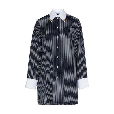 Georgette shirt with pleated cuffs by DOLCE&GABBANA