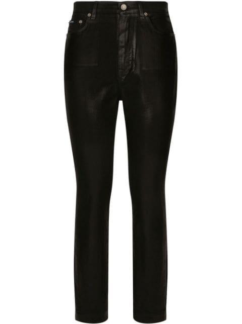 Grace coated skinny jeans by DOLCE&GABBANA