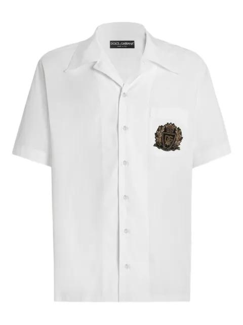 Hawaii cotton poplin shirt by DOLCE&GABBANA