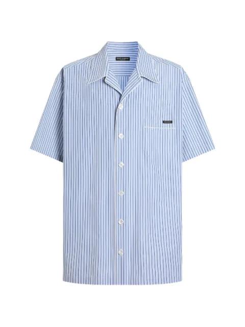Hawaii striped poplin shirt by DOLCE&GABBANA