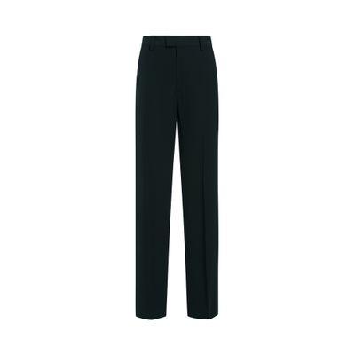 High-waisted wool cigarette pants by DOLCE&GABBANA