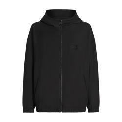 Hooded woolen jacket with tag by DOLCE&GABBANA