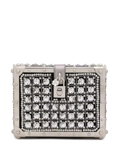 Jacquard Dolce Box top-handle bag by DOLCE&GABBANA