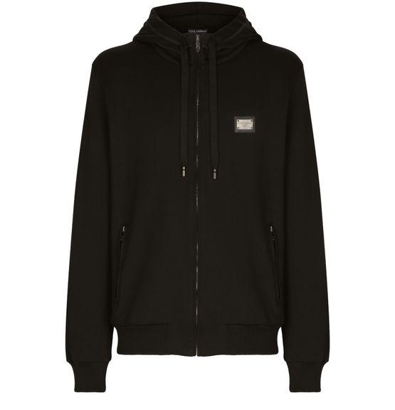 Jersey zip-up hoodie by DOLCE&GABBANA