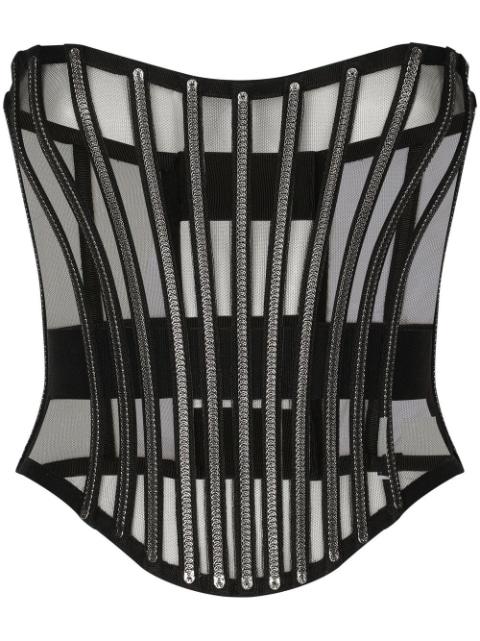 KIM DOLCE&GABBANA boned bodice belt by DOLCE&GABBANA