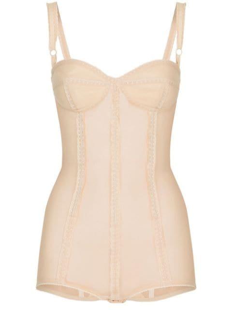 KIM DOLCE&GABBANA bustier bodysuit by DOLCE&GABBANA