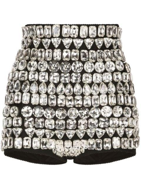 KIM DOLCE&GABBANA high-waisted embellished briefs by DOLCE&GABBANA