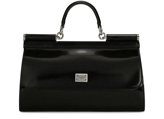 KIM DOLCE&GABBANA patent Sicily bag by DOLCE&GABBANA
