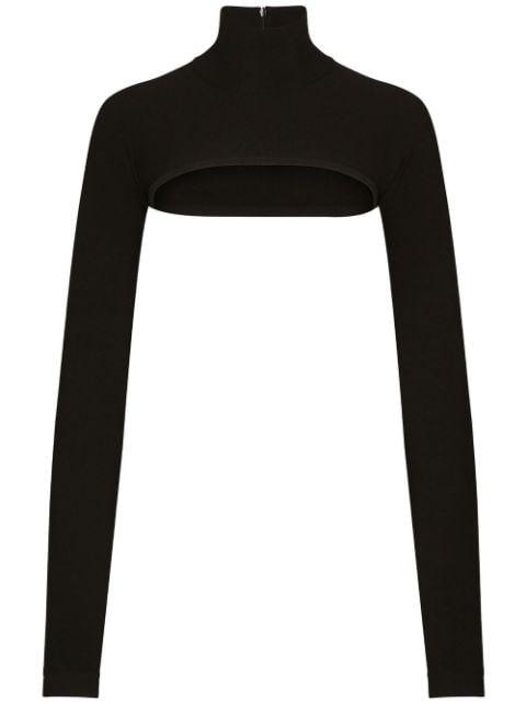 KIM DOLCE&GABBANA roll neck shrug by DOLCE&GABBANA