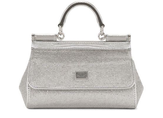 KIM DOLCE&GABBANA small rhinestone Sicily bag by DOLCE&GABBANA
