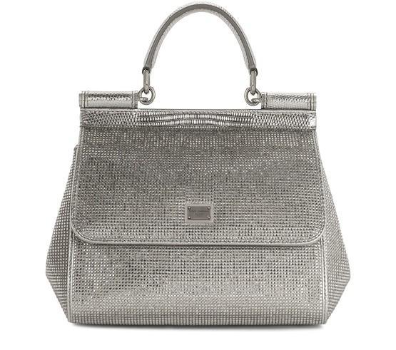 KIM DOLCE&GABBANA small rhinestone Sicily bag by DOLCE&GABBANA