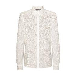 Lace Martini-fit shirt by DOLCE&GABBANA