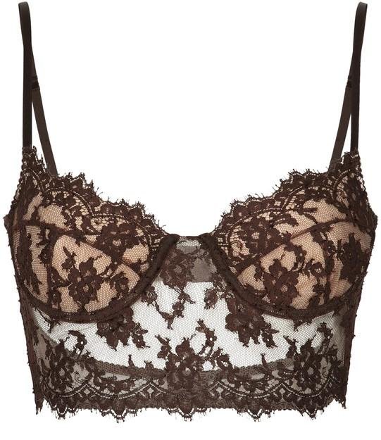 Lace lingerie top by DOLCE&GABBANA