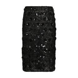 Lace midi skirt with sequins by DOLCE&GABBANA