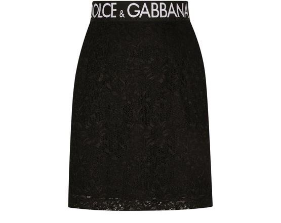 Lace miniskirt by DOLCE&GABBANA