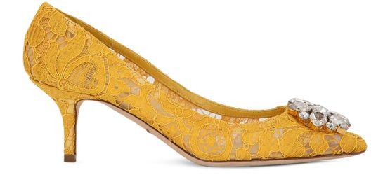 Lace rainbow pumps by DOLCE&GABBANA