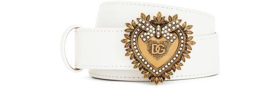 Leather Devotion belt by DOLCE&GABBANA