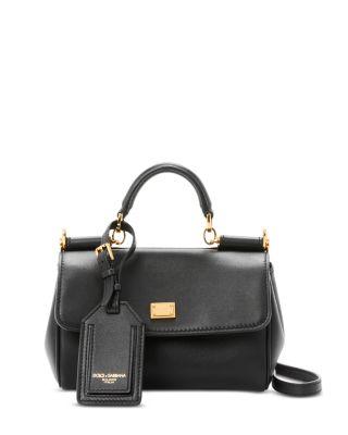 Leather Top Handle Bag by DOLCE&GABBANA