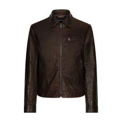 Leather jacket by DOLCE&GABBANA