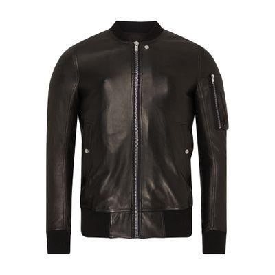 Leather jacket with hood by DOLCE&GABBANA