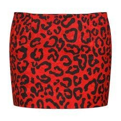 Leopard-print brocade miniskirt by DOLCE&GABBANA