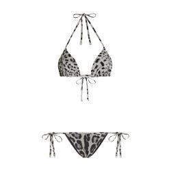 Leopard printed triangle bikini by DOLCE&GABBANA