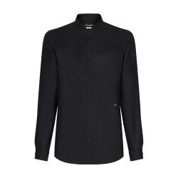 Linen Martini-fit shirt by DOLCE&GABBANA