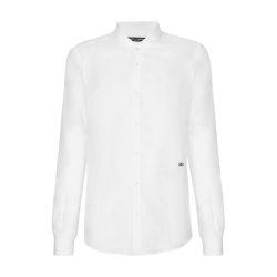 Linen Martini-fit shirt by DOLCE&GABBANA