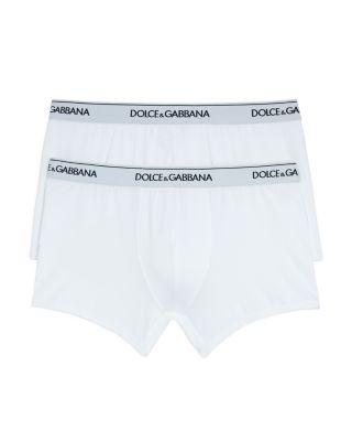 Logo Cotton Blend Boxer Briefs by DOLCE&GABBANA