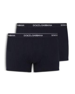 Logo Cotton Blend Boxer Briefs by DOLCE&GABBANA