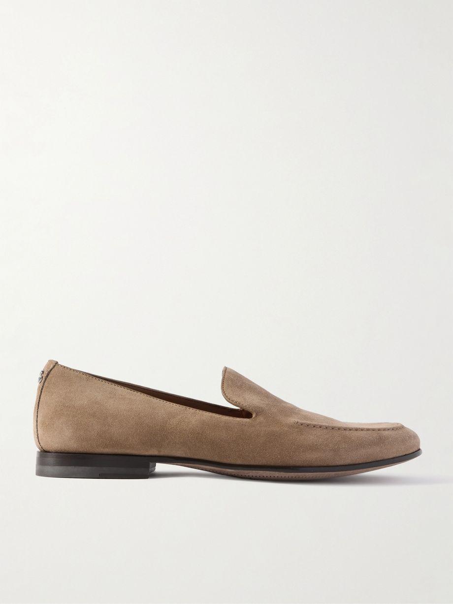 Logo-Embellished Suede Loafers by DOLCE&GABBANA