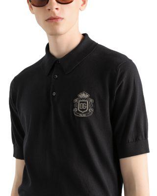 Logo Emblem Polo Shirt by DOLCE&GABBANA