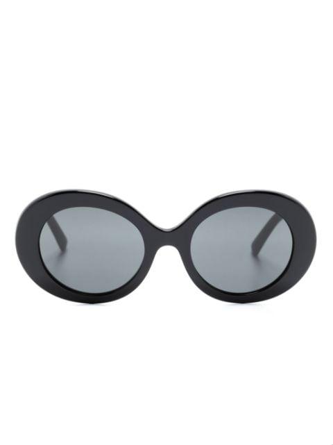 Logo oval-frame sunglasses by DOLCE&GABBANA