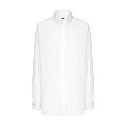 Long-sleeved shirt embroidered collar by DOLCE&GABBANA