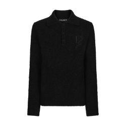 Long-sleeved wool polo-shirt by DOLCE&GABBANA