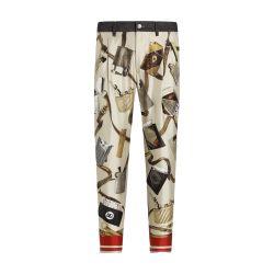 Loose jeans and silk by DOLCE&GABBANA