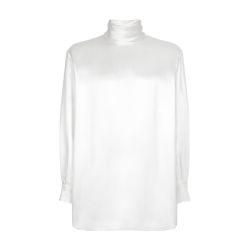 Loose silk turtleneck with cuffs by DOLCE&GABBANA