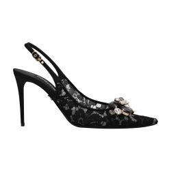 Lurex lace sneakers by DOLCE&GABBANA