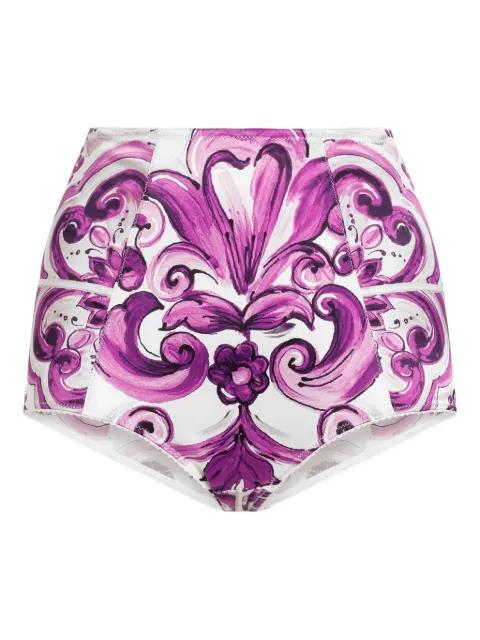 Maiolica-print briefs by DOLCE&GABBANA