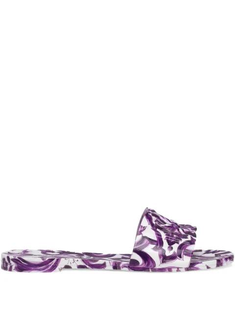 Maiolica-print slides by DOLCE&GABBANA