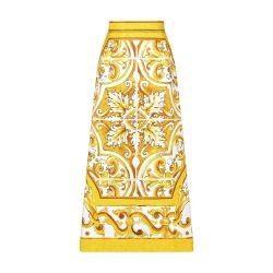 Majolica brocade calf-length skirt by DOLCE&GABBANA