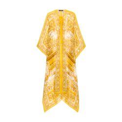 Majolica long silk chiffon dress by DOLCE&GABBANA