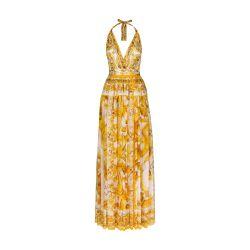 Majolica long sleeveless dress by DOLCE&GABBANA