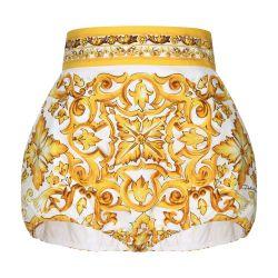Majolica poplin balloon culottes by DOLCE&GABBANA