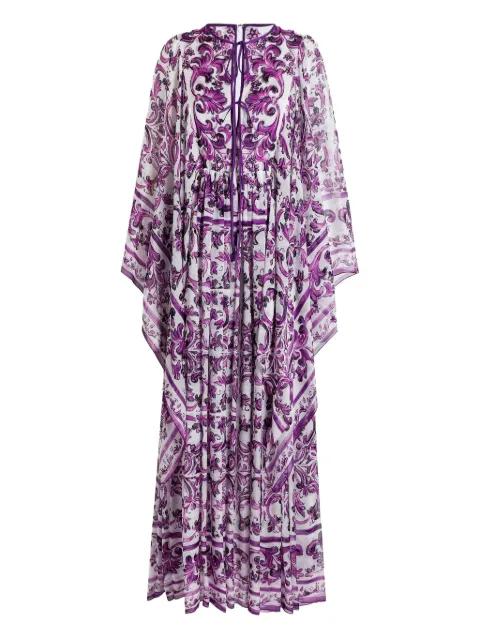 Majolica-print dress by DOLCE&GABBANA