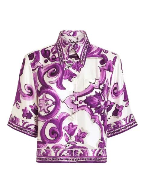 Majolica-print shirt by DOLCE&GABBANA